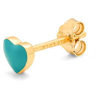 Lulu Copenhagen Love U earring 1 pcs Retro Blue